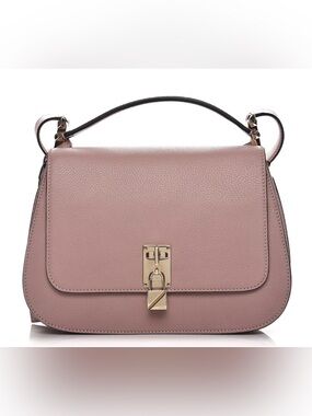 Valentino Garavani Pebbled Calfskin Joylock Flap Messenger Bag
